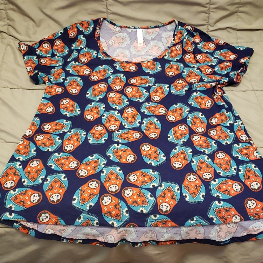 Lularoe Russian Dolls TC leggings XL Classic Tee - Picture 2 of 8
